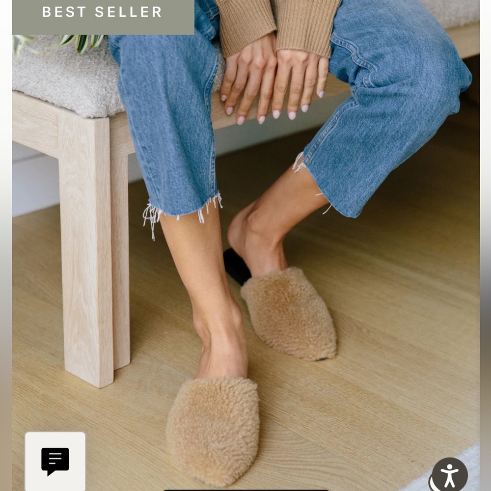 JENNI KAYNE shearling mules SEE SIZING NOTE :) - Picture 3 of 5